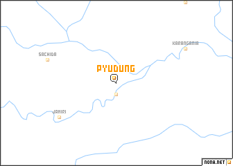 map of Pyudung