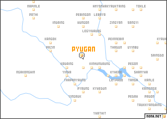 map of Pyugan