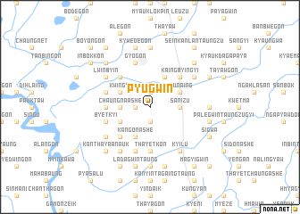 map of Pyugwin