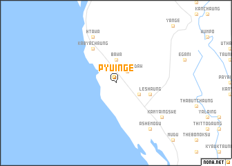 map of Pyuinge