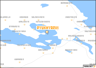 map of Pyukhyarvi