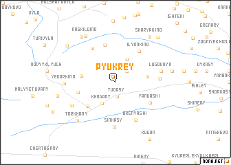 map of Pyukrey