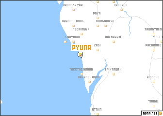 map of Pyuna