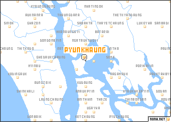map of Pyunkhaung