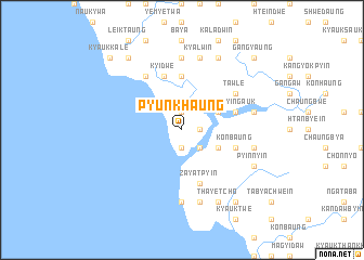 map of Pyunkhaung