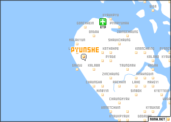 map of Pyunshe