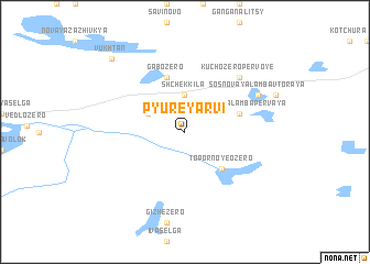 map of Pyure Yarvi