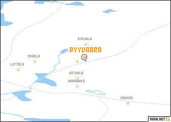 map of Pyyvaara