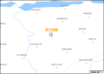 map of Pyzha