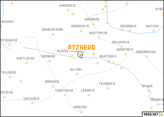 map of Pyzhëvo