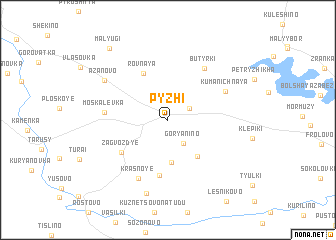 map of Pyzhi