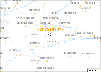 map of Pzhystaynya