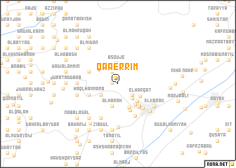 map of Qaa er Rîm