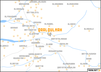 map of Qā‘ al Qulmah