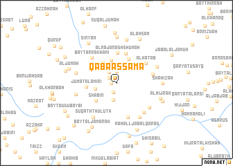 map of Qaba as Sama