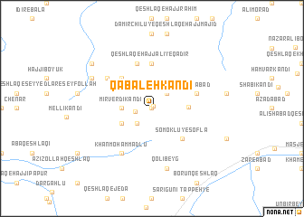 map of Qabāleh Kandī