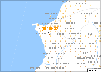 map of Qabāmāzī