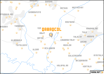 map of Qabaqçöl