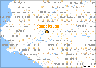 map of Qabārişīyah