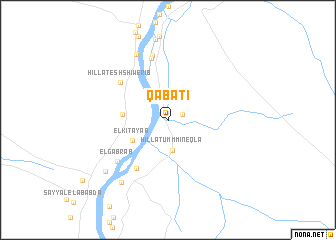 map of Qabati