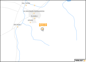 map of Qabāʼ