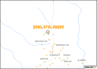 map of Qabīlat al Abqār