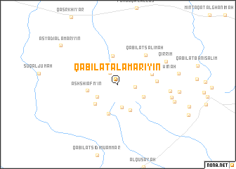 map of Qabīlat al ‘Amārīyīn