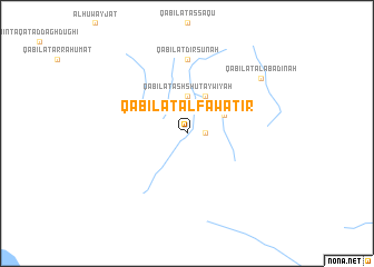 map of Qabīlat al Fawātīr