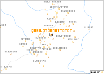 map of Qabīlat an Naţţāţāt