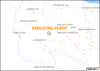 map of Qabīlat Awlād ‘Ārif