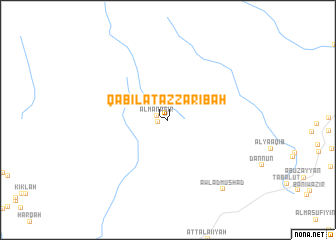 map of Qabīlat az Zarībah