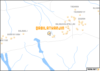 map of Qabīlat Warjīn