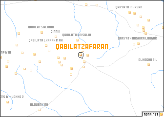 map of Qabīlat Za‘farān