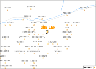 map of Qabīleh