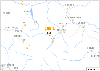 map of Qābʼil
