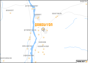 map of Qabodiyon