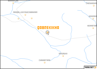 map of Qabr-e Kīkhā