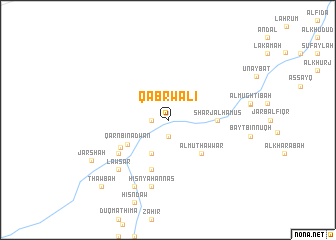 map of Qabr Walī