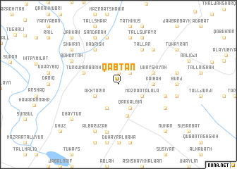 map of Qabţān