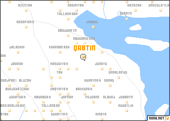 map of Qabtīn