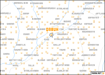 map of Qābūḩ