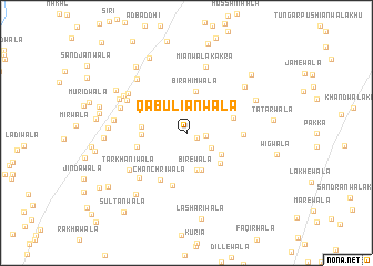 map of Qabuliānwāla