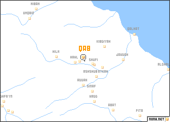 map of Qa‘b