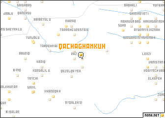 map of Qāchāgham Kūh