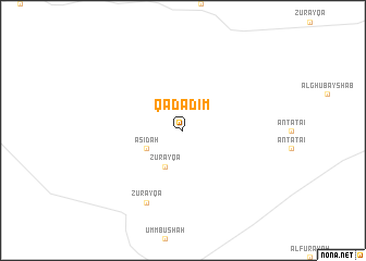 map of Qadādīm