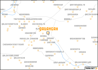 map of Qadamgāh