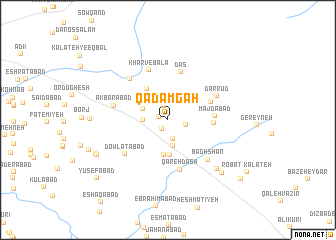 map of Qadamgāh