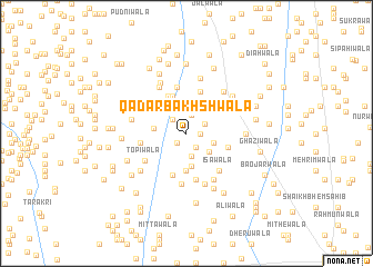 map of Qadar Bakhshwāla