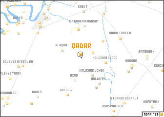 map of Qadar