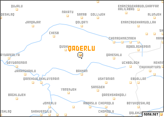 map of Qāderlū